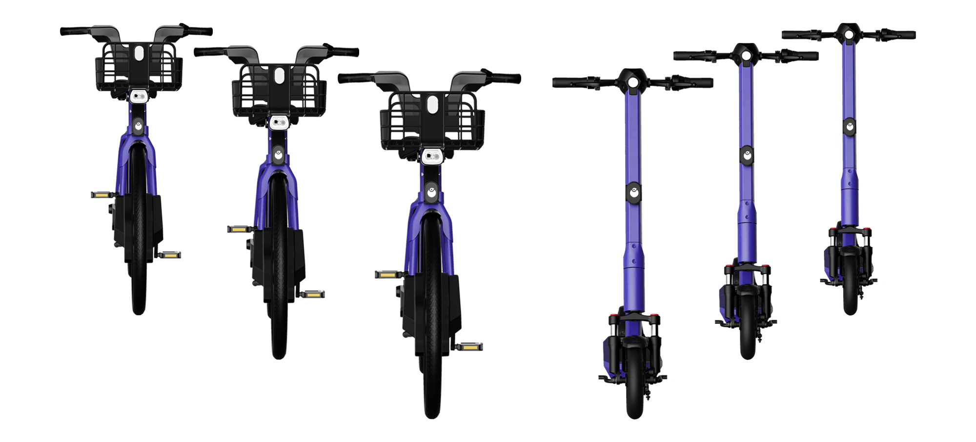 Plum's e-bike and e-scooter fleet